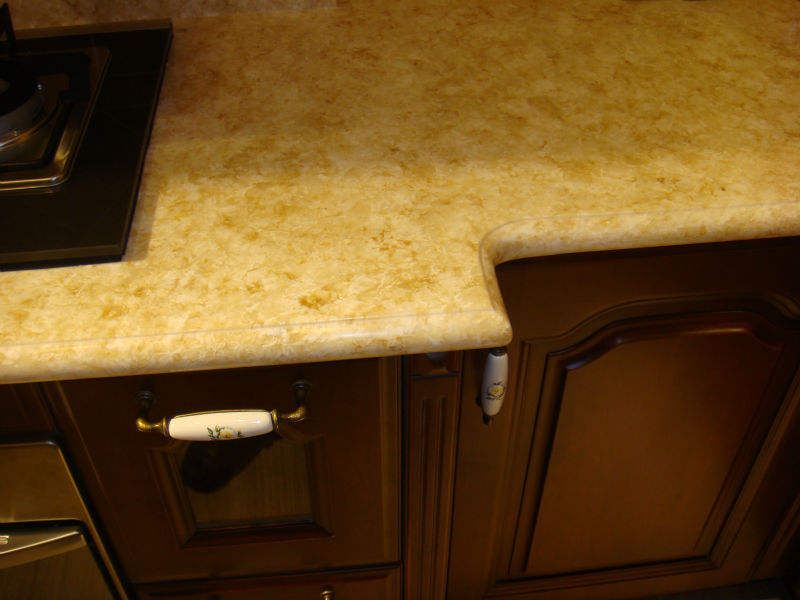 wood solid surface countertops كونترتوب سطح الخشب الصلب