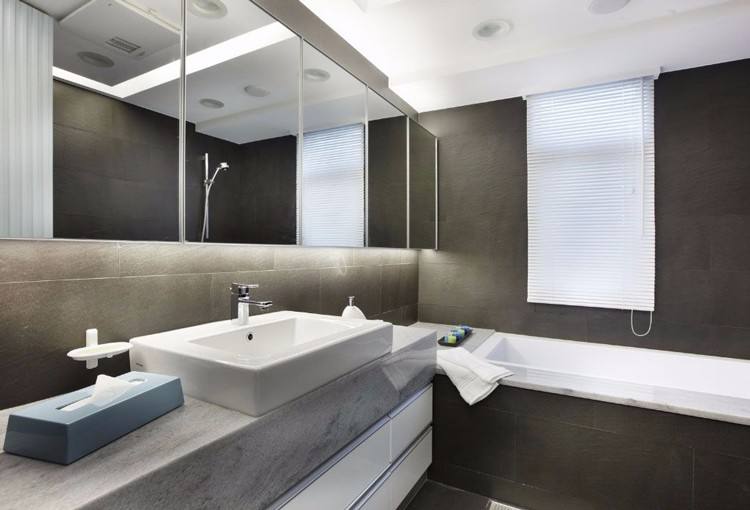 off center vanity top tocador descentrado