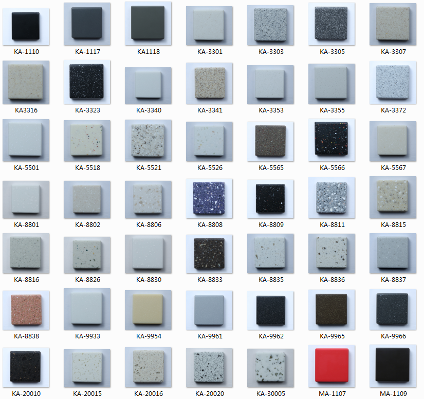 polished alpine mist artificial marble top مصقول أعلى ضباب جبال الألب الرخام الاصطناعي