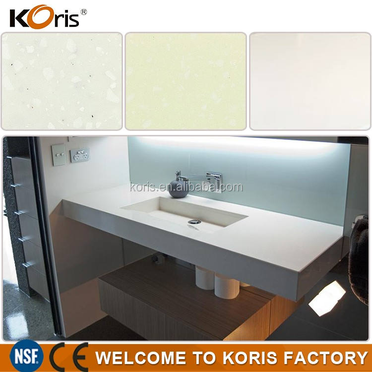 red solid surface countertops كونترتوب سطح صلب أحمر