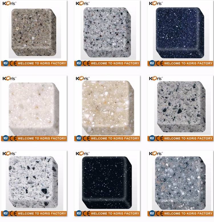 رخيصة الثمن ألوان الديكور المطبخ الاصطناعي الرخام الاكريليك ورقة سطح صلب