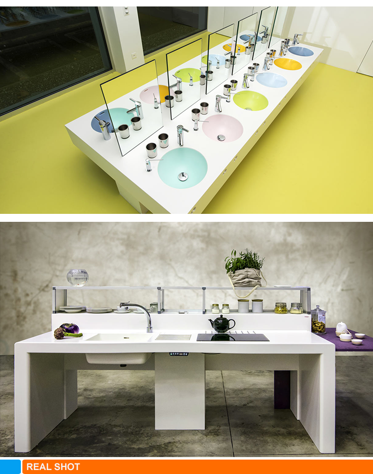 granite or solid surface countertop encimera de granito o superficie sólida