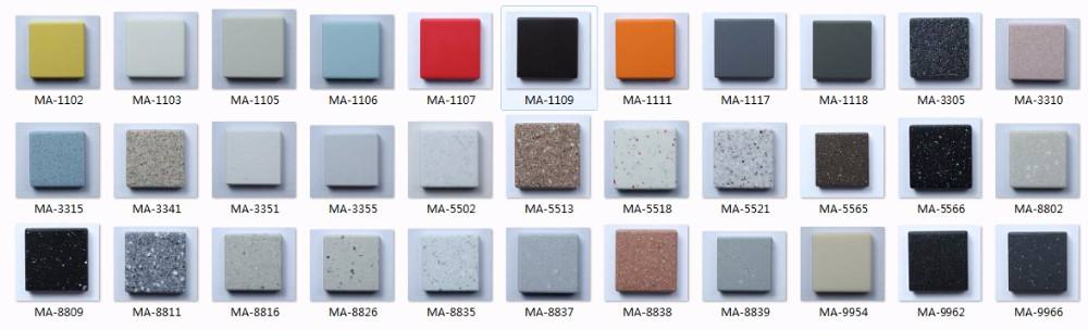 столешница из гранита или твердой поверхности