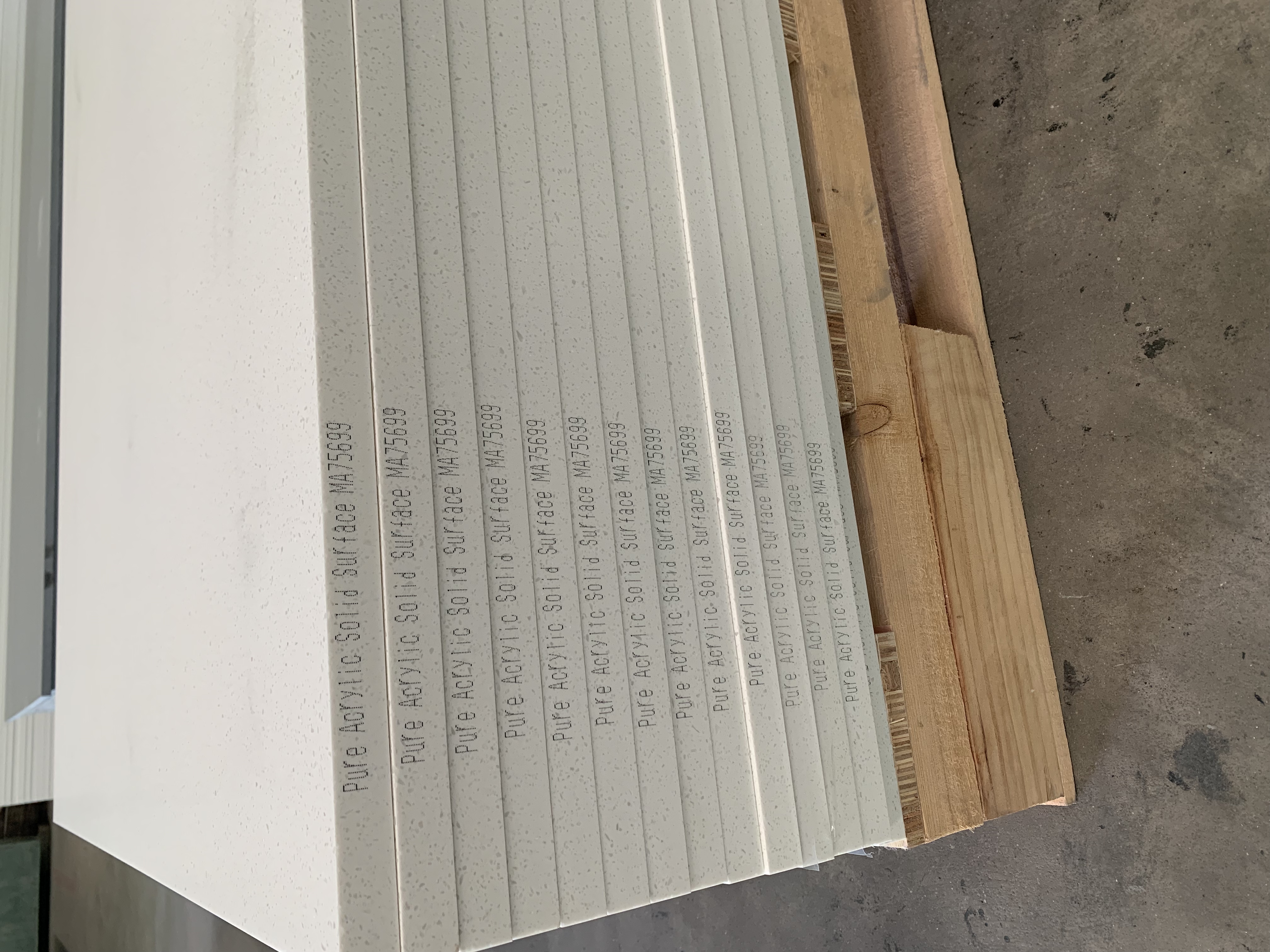 Fully Automated Production Acrylic Solid Surface Counter Tops Sheet Slabs