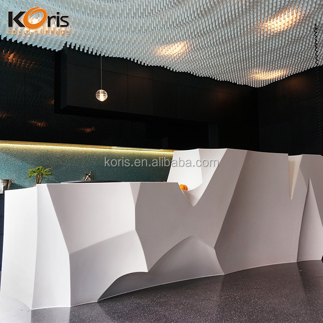Staron/ LG/ Corians Color Customize Size Modified Acrylic Solid Surface For Cabinet