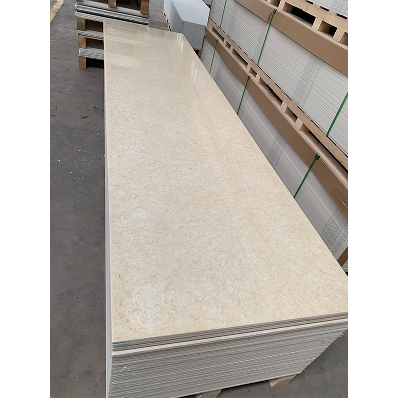 Factory Faux Stone PMMA Resin 12*760*3660mm Artificial Stone Solid Surface Countertop Material