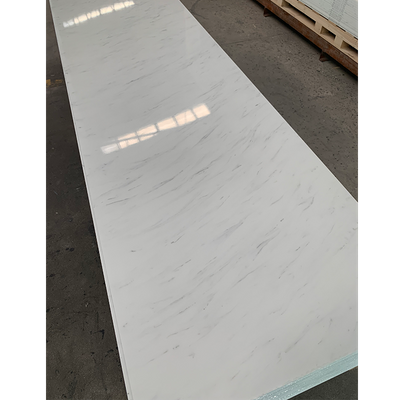 Corians Acrylic Solid Surface Sheet White Marble 6-30mm Big Slab Counter Top Artificial Marble